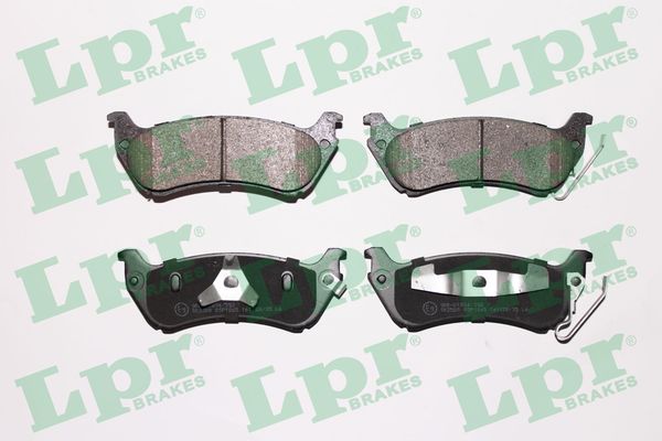 Комплект тормозных колодок, дисковый тормоз - 05P1065 LPR