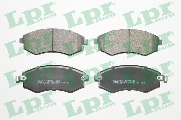 Комплект тормозных колодок, дисковый тормоз - 05P1097 LPR
