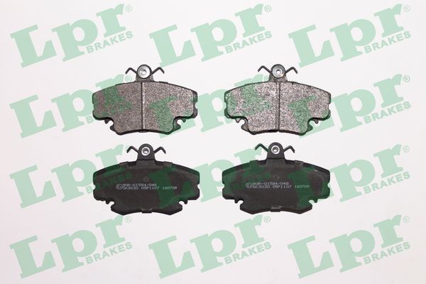 Комплект тормозных колодок, дисковый тормоз - 05P1107 LPR