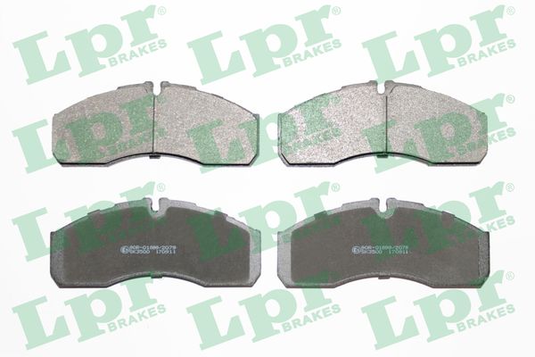 Brake Pad Set, disc brake - 05P1109 LPR