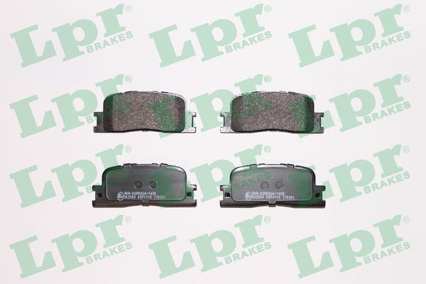 Brake Pad Set, disc brake - 05P1115 LPR