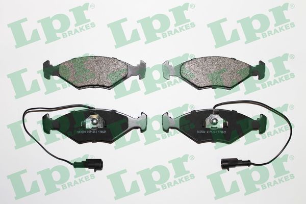 Kit pastiglie freno, Freno a disco - 05P1203 LPR