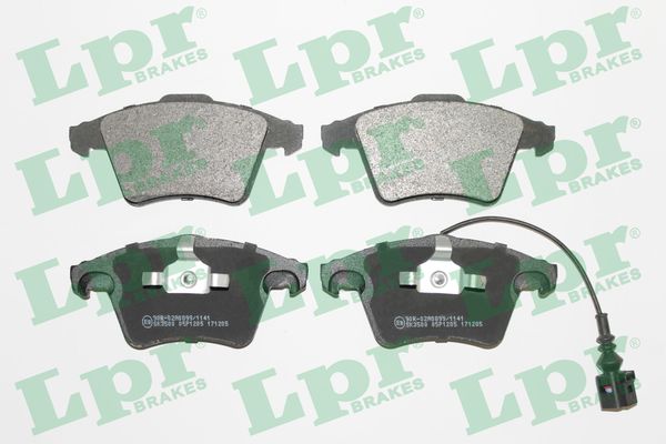 Brake Pad Set, disc brake - 05P1205 LPR