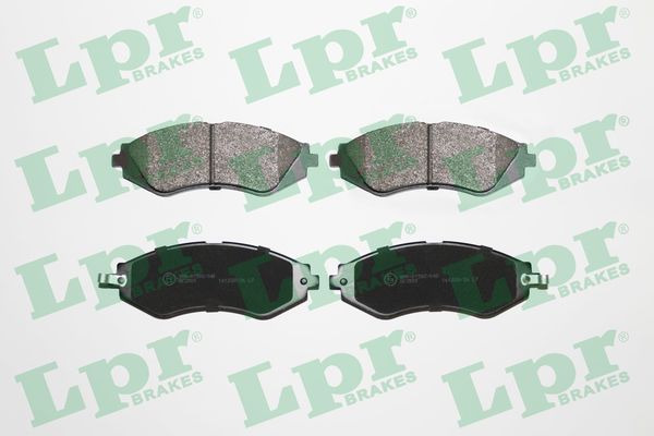 Комплект тормозных колодок, дисковый тормоз - 05P1209 LPR