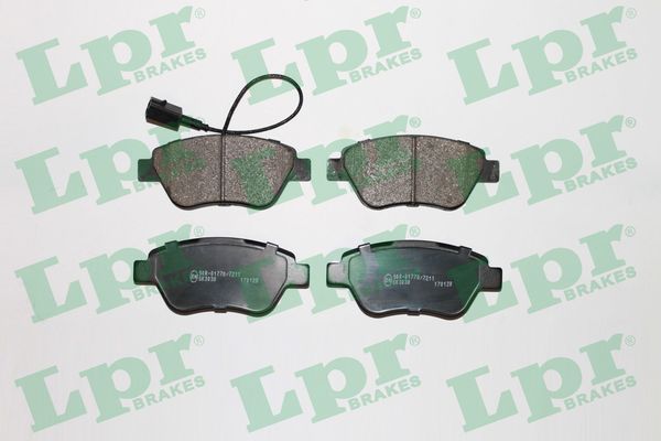 Kit pastiglie freno, Freno a disco - 05P1225 LPR