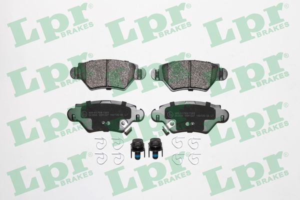 Kit pastiglie freno, Freno a disco - 05P1227 LPR