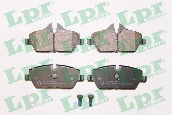 Комплект тормозных колодок, дисковый тормоз - 05P1241 LPR