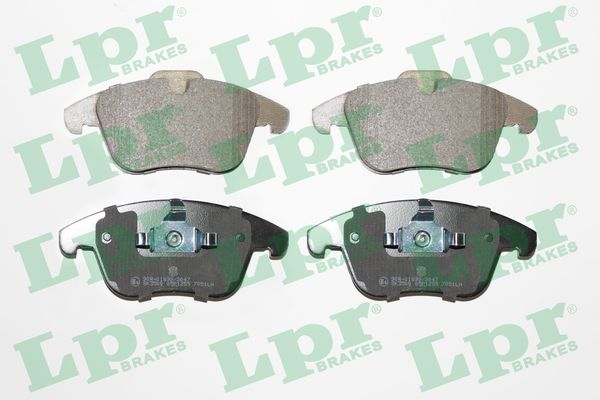 Комплект тормозных колодок, дисковый тормоз - 05P1255 LPR