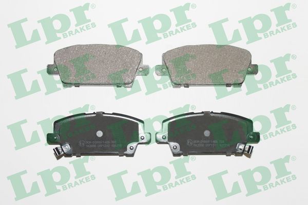Комплект тормозных колодок, дисковый тормоз - 05P1317 LPR