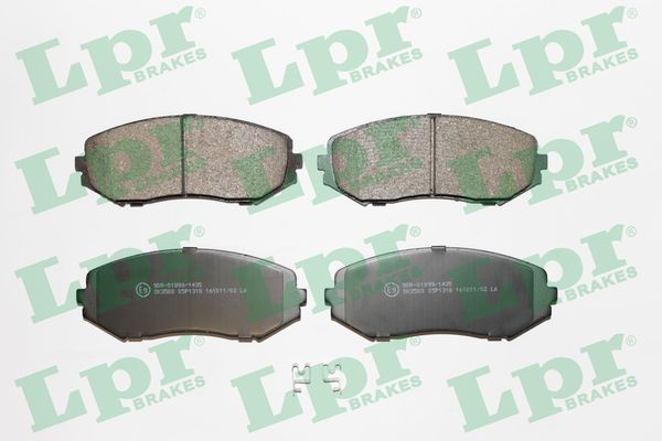 Brake Pad Set, disc brake - 05P1318 LPR
