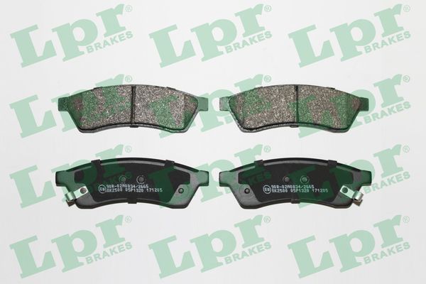 Kit pastiglie freno, Freno a disco - 05P1320 LPR
