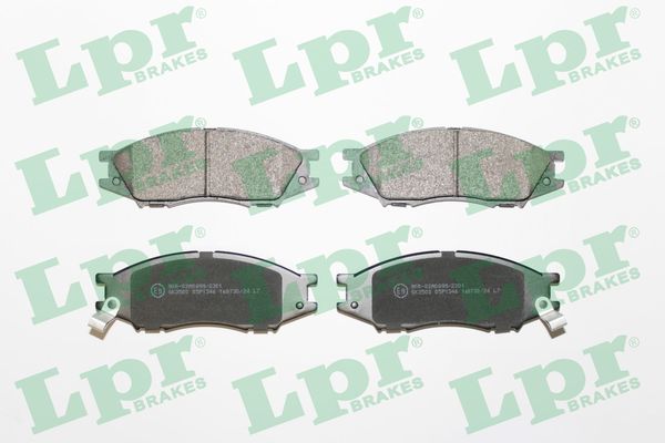 Brake Pad Set, disc brake - 05P1346 LPR