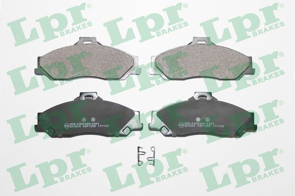 Комплект тормозных колодок, дисковый тормоз - 05P1355 LPR