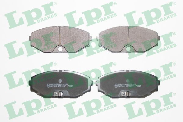 Комплект тормозных колодок, дисковый тормоз - 05P1357 LPR