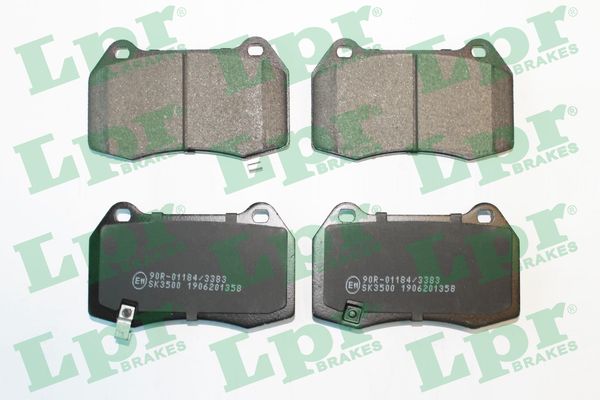 Комплект тормозных колодок, дисковый тормоз - 05P1358 LPR