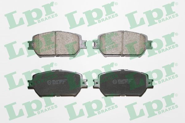 Комплект тормозных колодок, дисковый тормоз - 05P1361 LPR
