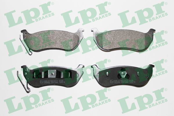Комплект тормозных колодок, дисковый тормоз - 05P1366 LPR