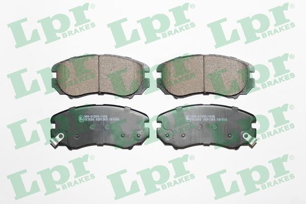 Brake Pad Set, disc brake - 05P1369 LPR