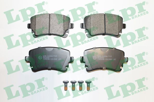Комплект тормозных колодок, дисковый тормоз - 05P1398 LPR