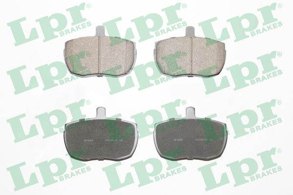 Комплект тормозных колодок, дисковый тормоз - 05P140 LPR