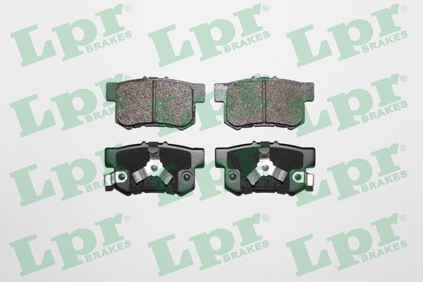 Комплект тормозных колодок, дисковый тормоз - 05P1404 LPR
