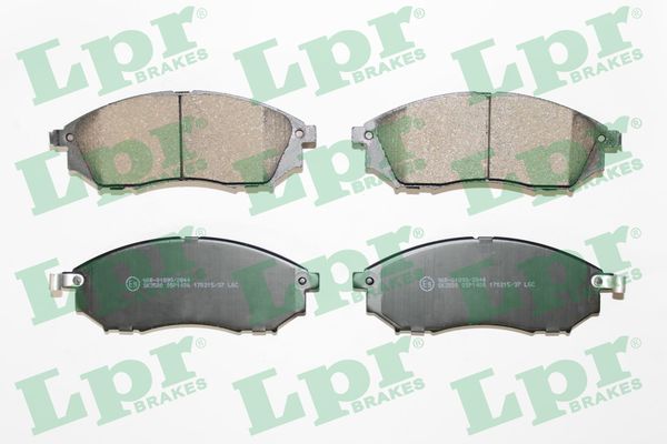 Комплект тормозных колодок, дисковый тормоз - 05P1406 LPR