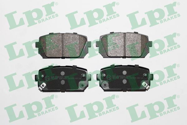 Комплект тормозных колодок, дисковый тормоз - 05P1416 LPR