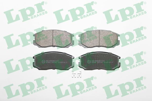 Комплект тормозных колодок, дисковый тормоз - 05P1427 LPR