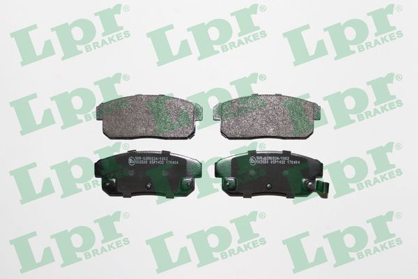 Kit pastiglie freno, Freno a disco - 05P1432 LPR