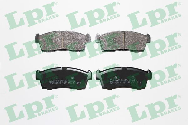 Комплект тормозных колодок, дисковый тормоз - 05P1442 LPR
