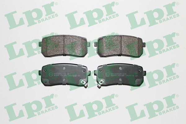 Комплект тормозных колодок, дисковый тормоз - 05P1450 LPR