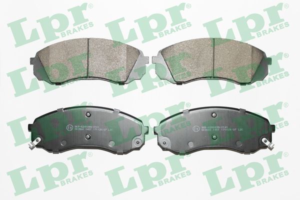 Комплект тормозных колодок, дисковый тормоз - 05P1451 LPR