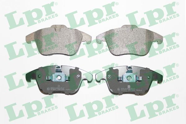 Комплект тормозных колодок, дисковый тормоз - 05P1486 LPR