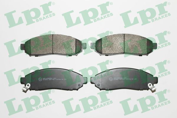 Комплект тормозных колодок, дисковый тормоз - 05P1495 LPR