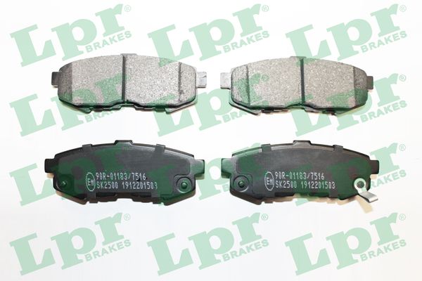 Комплект тормозных колодок, дисковый тормоз - 05P1503 LPR