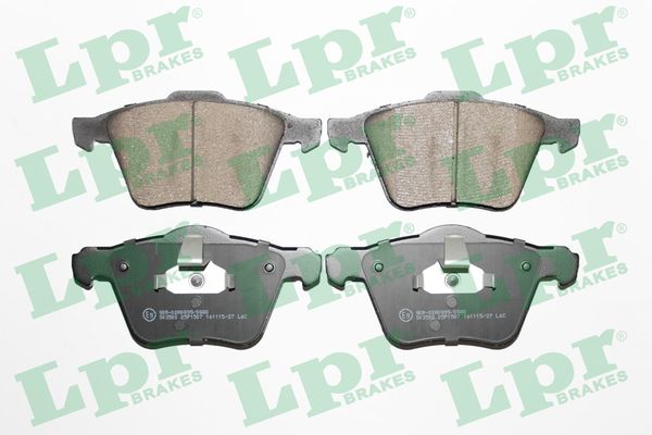 Комплект тормозных колодок, дисковый тормоз - 05P1507 LPR