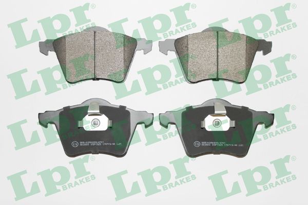 Комплект тормозных колодок, дисковый тормоз - 05P1525 LPR