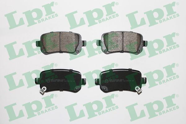 Комплект тормозных колодок, дисковый тормоз - 05P1550 LPR