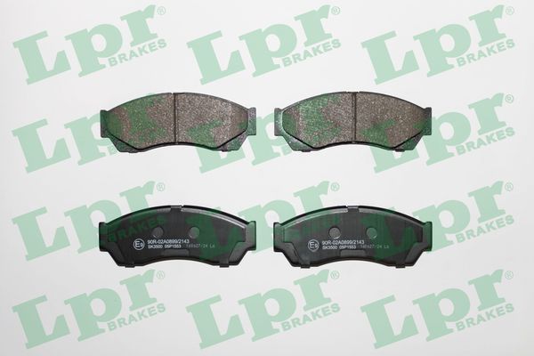 Комплект тормозных колодок, дисковый тормоз - 05P1553 LPR