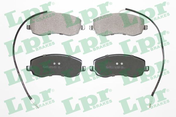 Kit pastiglie freno, Freno a disco - 05P1557 LPR