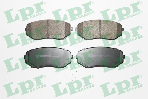 Комплект тормозных колодок, дисковый тормоз - 05P1573 LPR
