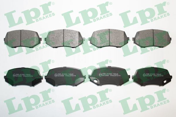 Комплект тормозных колодок, дисковый тормоз - 05P1574 LPR