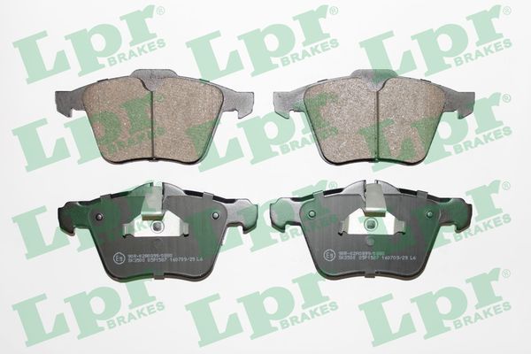 Kit pastiglie freno, Freno a disco - 05P1587 LPR