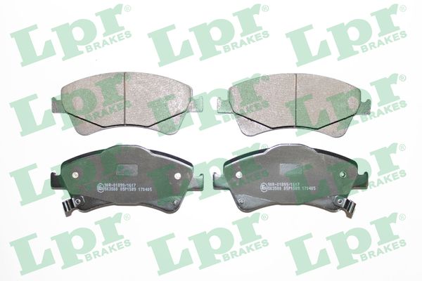 Brake Pad Set, disc brake - 05P1589 LPR