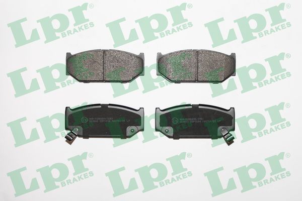 Комплект тормозных колодок, дисковый тормоз - 05P1594 LPR