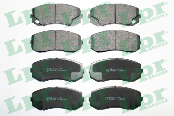 Brake Pad Set, disc brake - 05P1613 LPR