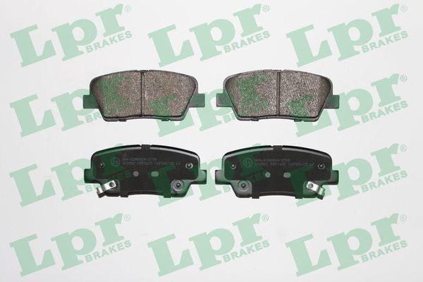Brake Pad Set, disc brake - 05P1625 LPR