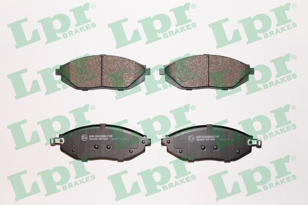 Brake Pad Set, disc brake - 05P1629 LPR
