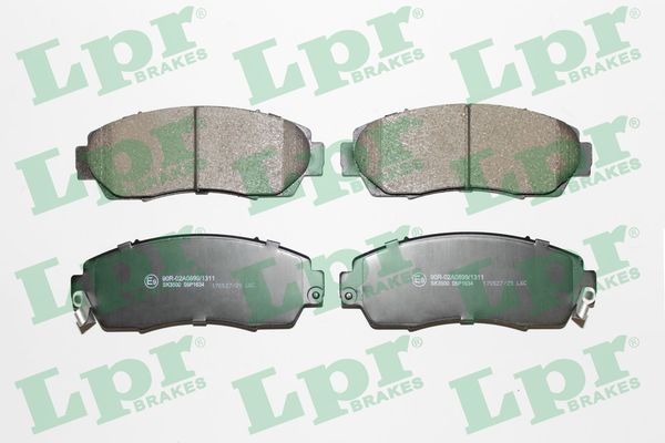Brake Pad Set, disc brake - 05P1634 LPR