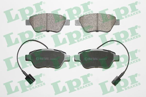 Brake Pad Set, disc brake - 05P1656 LPR